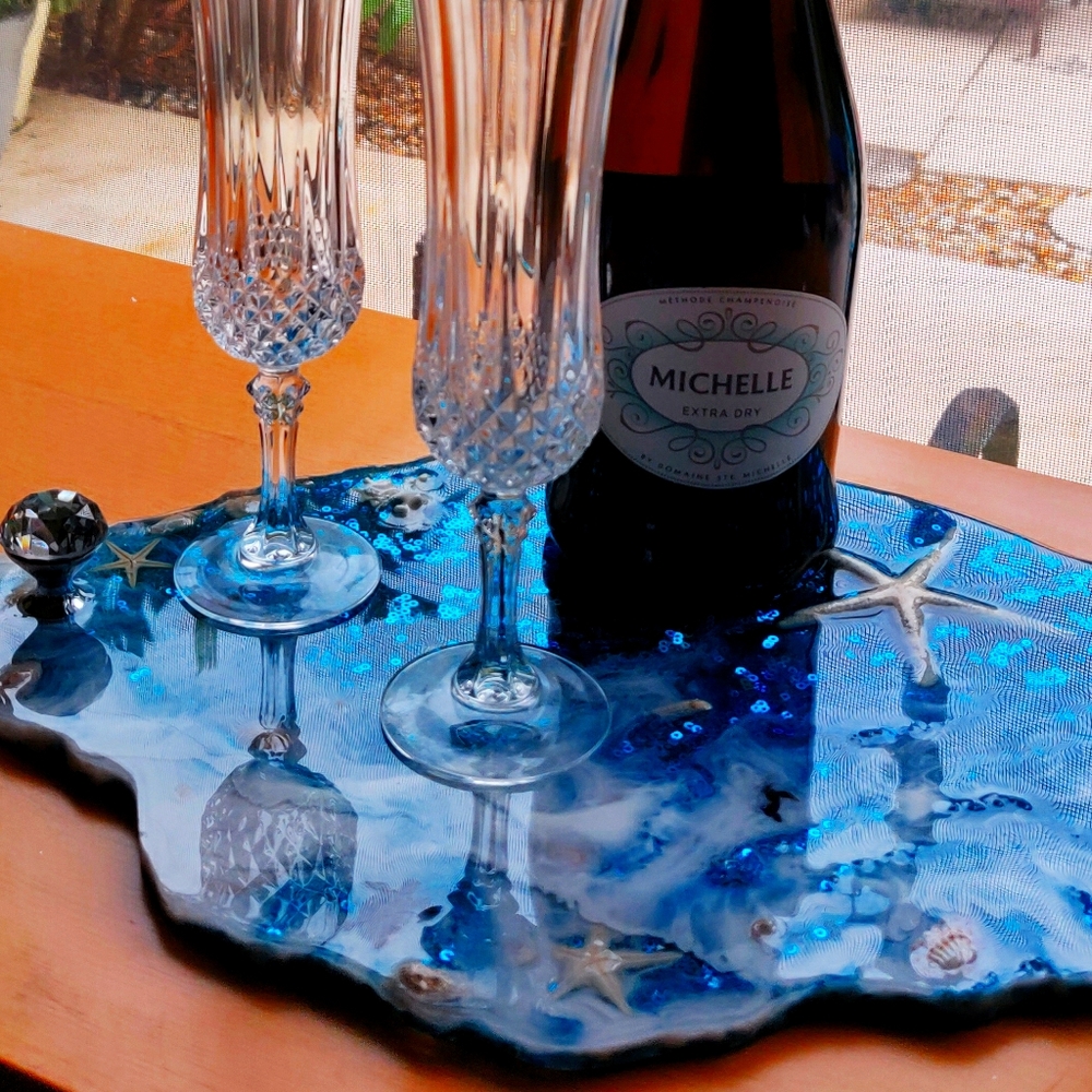 Homemade Resin Beach Tray